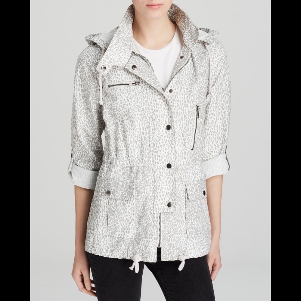 Joie | barker snow leopard jacket